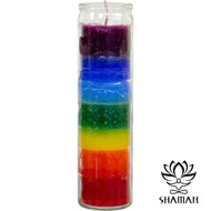 Chandelle 7 Chakras- Inodore- 8Hx2Dia Chandelle