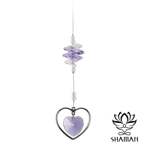 Double Coeur C600 Lilas Capteur De Soleil