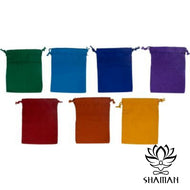 Ensemble De Pochettes En Cotton 6 X 7 Chakras Pochette Cotton