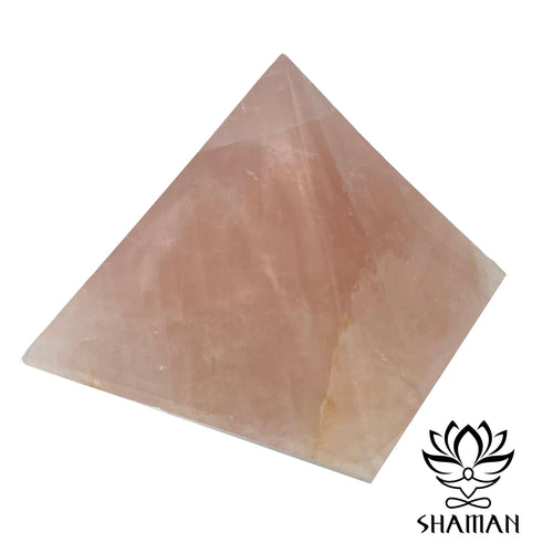 Grande Pyramide De Quartz Rose 1 Pierre Brute