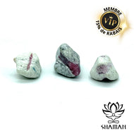 La Tourmaline Rose Avec Quartz Blanc Pierre Roulées
