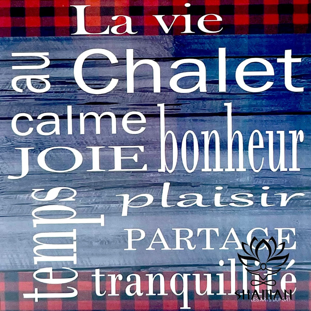 La Vie Au Chalet Bloc De Bois