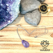 Charger l&#39;image dans la galerie, Lépidolite Forme Variée Sur Chaine Pendentifs Shaman
