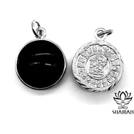 Miroir Magique Maya En Obsidienne