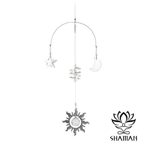 Mobile Arc-En-Ciel Soleil Lune Et Étoile Clair C312-3 Capteur De Soleil