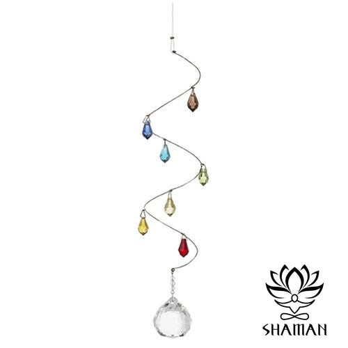 Mobile En Petite Spirale Avec Gouttes Couleurs C314S Capteur De Soleil