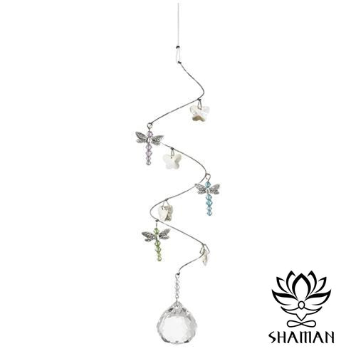 Mobile En Spirale Avec Libellules C314D Capteur De Soleil