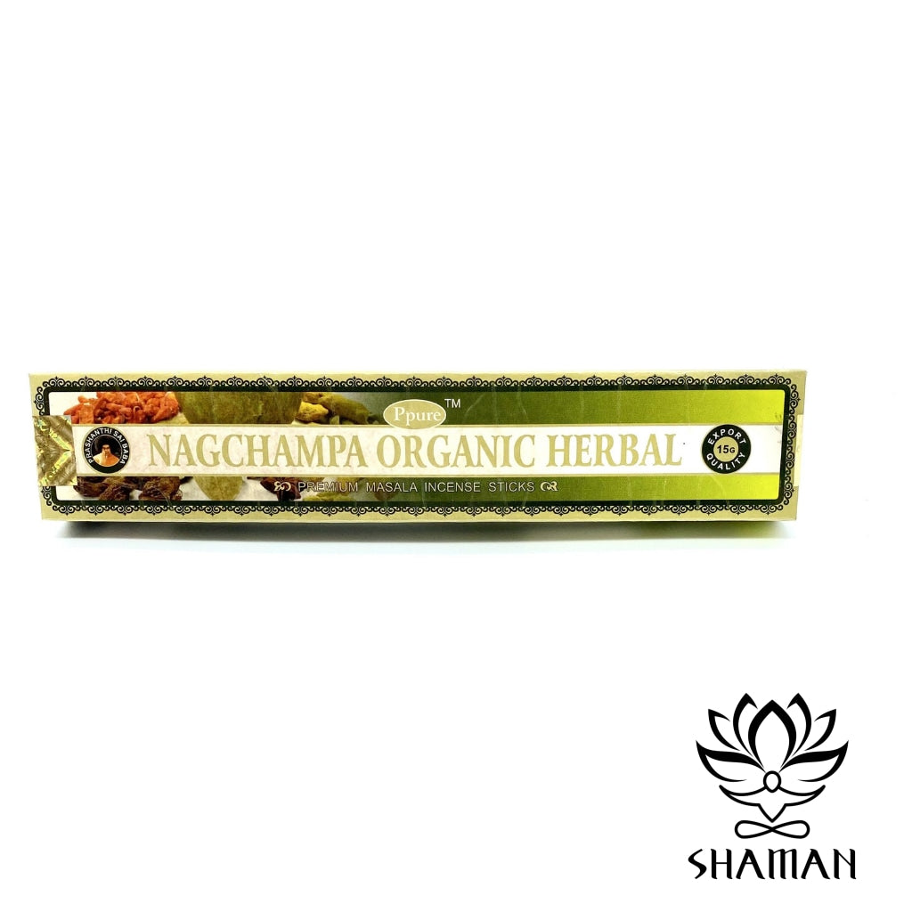 Nagchampa Organic Herbal 15G Encens