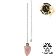 Pendule En Quartz Rose Brute Pendule