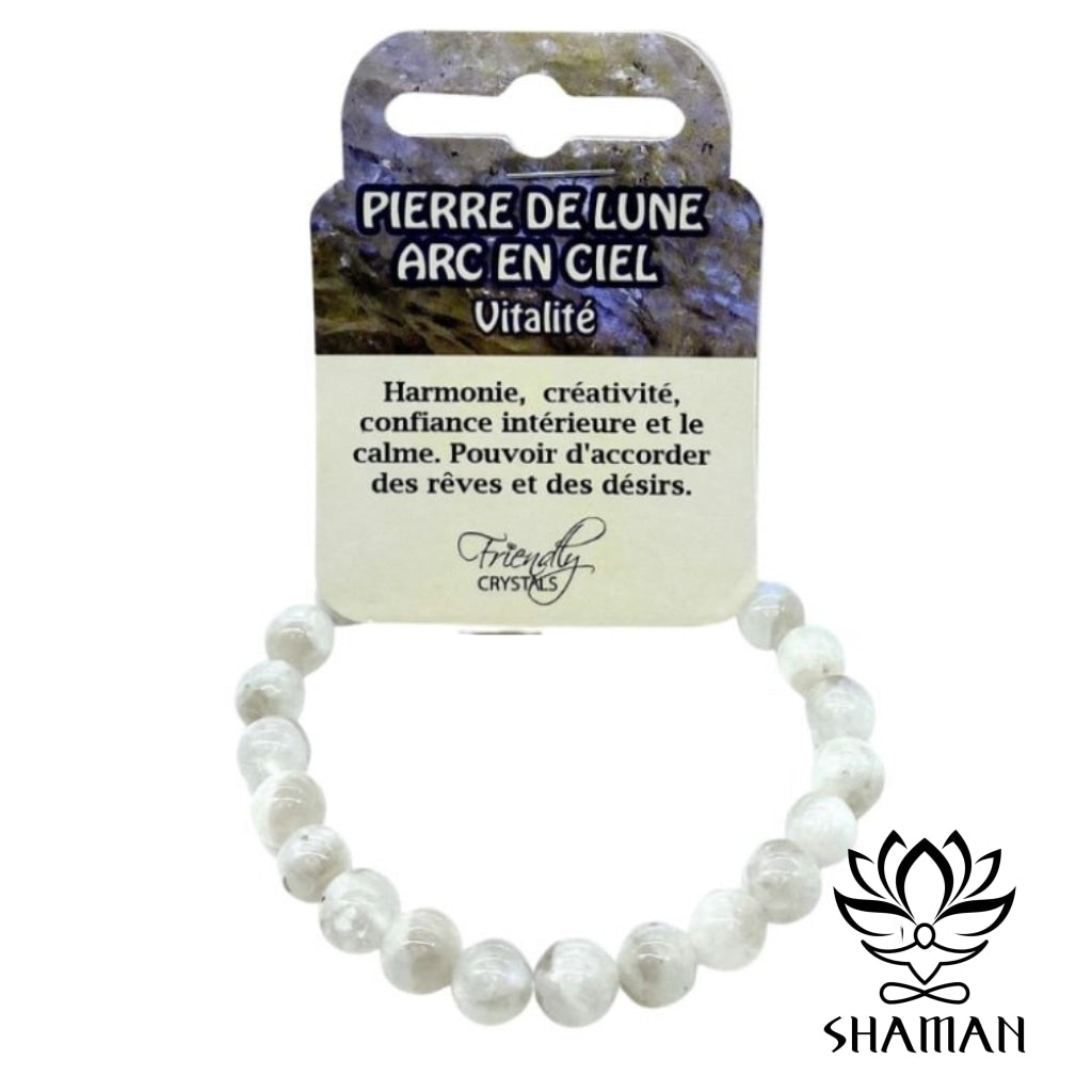 Pierre De Lune Arc-En-Ciel Bracelets