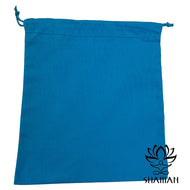 Pochette En Cotton 6 X 7 Bleu Pâle Pochette De Cotton