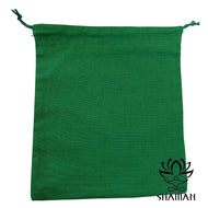Pochette En Cotton 6 X 7 Verte Pochette De Cotton