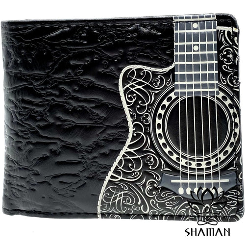 Portefeuille Vegan Guitare Acoustique Portefeuille