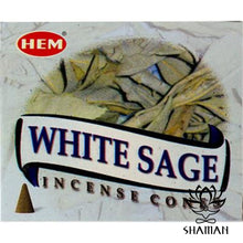 Charger l&#39;image dans la galerie, Sauge Blanche (White Sauge) 10 Cônes Encens
