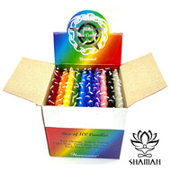 Super Boîte De 100 Bougies Chakras Chandelle