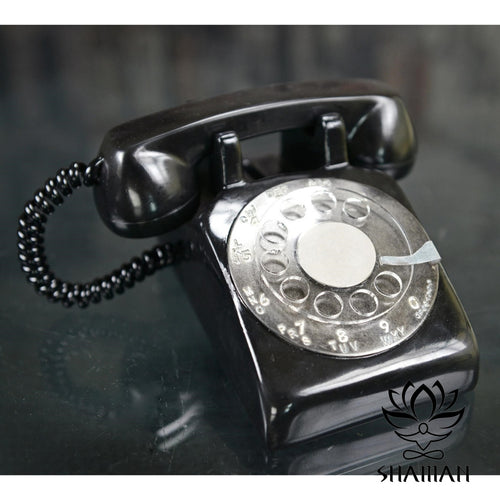 Téléphone Noir Antique Tirelire