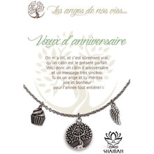 Charger l&#39;image dans la galerie, Voeux Danniversaire Argent Collier
